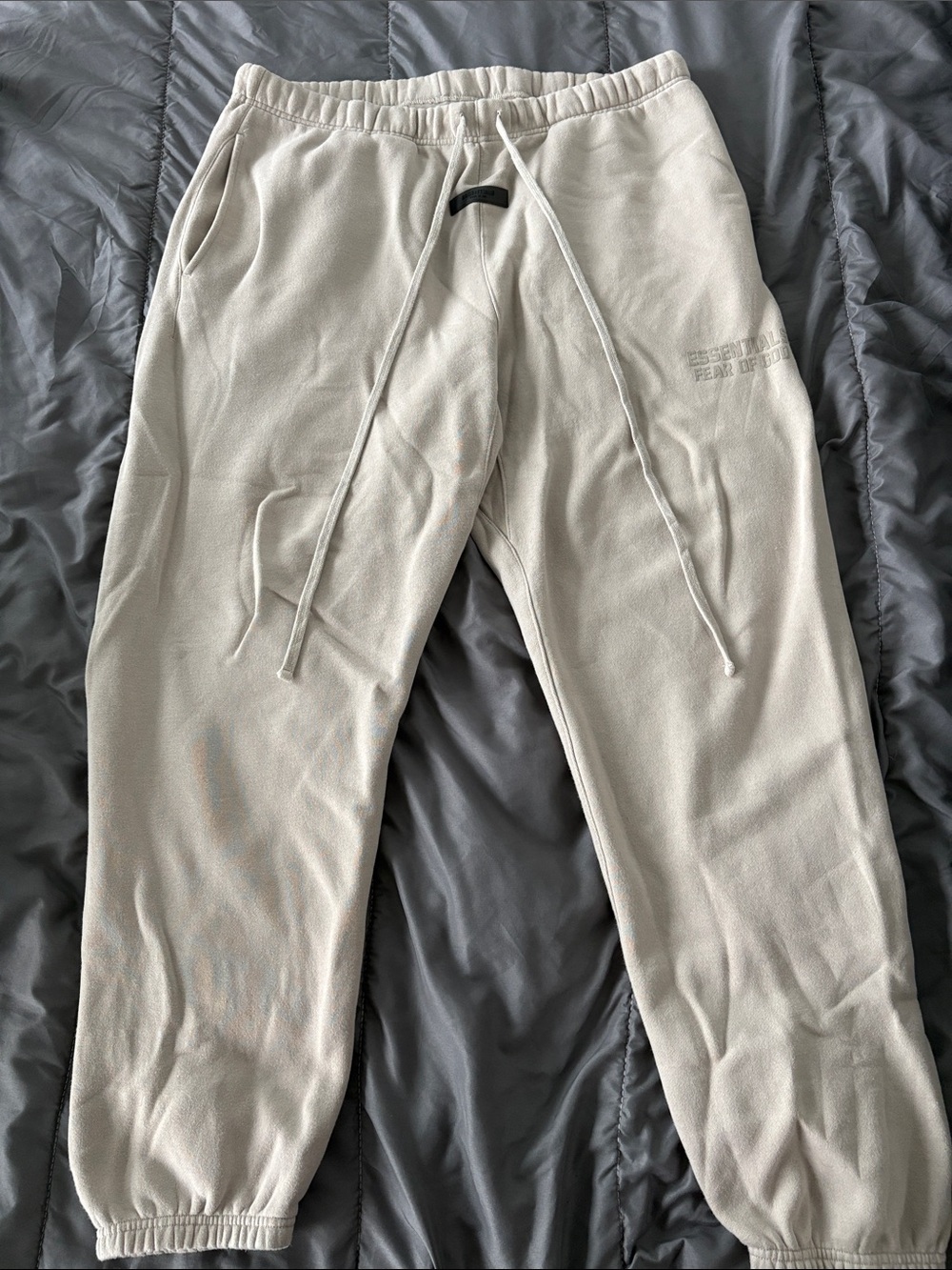 Essentials Unisex Sweatpants in Light Beige